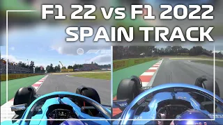 SPAIN GRAND PRIX - F1 22 vs REAL LIFE COMPARISON