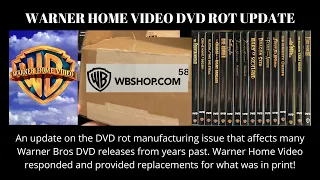 Warner Home Video DVD Disc Rot Update