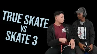 BATTLE OF THE CENTURY!!! True Skate vs Skate 3 - Nigel vs Gabe