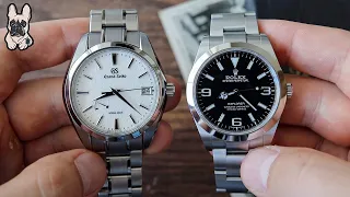 Which One Should You BUY? Grand Seiko Snowflake vs Rolex Explorer [SBGA211 vs 214270]