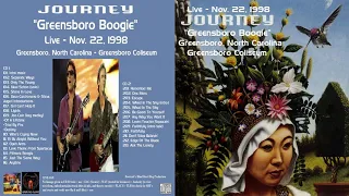 Journey ~ Live in Greensboro, NC 1998 November 22 Steve Augeri [Audio]