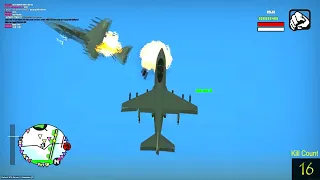 MTA:SA Hydra Dogfights by Sky Warriors -  [SW] vs [G4] War