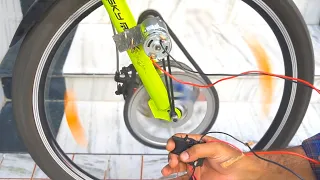 How to make electric bike with 775 motor/high speed