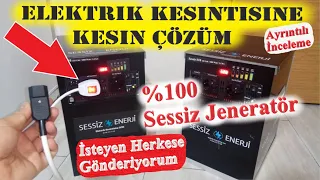 Elektrik Kesintisine Süper Çözüm - Sessiz Jeneratör Her Eve Lazım!