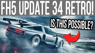 Forza Horizon 5 RETRO Update 34 Will Have NICE NEW CARS!
