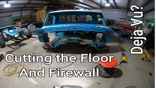 F100 Floor and Firewall Cut Out for Crown Vic Full Frame Swap