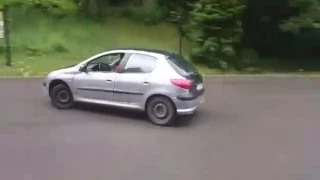 Peugeot 206 drifting