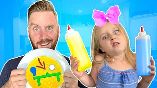 Pancake Pictionary Art Challenge!! / K-City Family