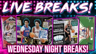 WEDNESDAY NIGHT BREAKS! |  Select NBA + Chrome Platinum + FOTL NFL & Wemby Hunting! (RGL #2913-2923)