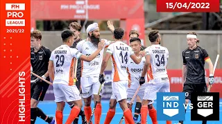 FIH Hockey Pro League Season 3: India vs Germany (Men), Game 2 highlights