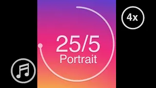 Portrait | Instagram Color Palette - 25 minute timer - Pomodoro Technique - Study Timer
