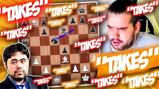 Ian Nepomniachtchi's Hikaru Nakamura Impression: "Okay Chat. Takes Takes Takes Takes Takes"