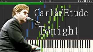 Carla/Etude & Tonight - Live from MSG '99 Elton John [Piano Tutorial] (Synthesia)