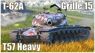 T57 Heavy , Grille 15 & T-62A ● WoT Blitz