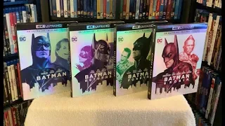 Batman 4K Collection (1989-1997) 4K BLU RAY REVIEWS + Unboxing