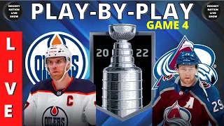 PLAY-BY-PLAY NHL GAME COLORADO AVALANCHE VS EDMONTON OILERS