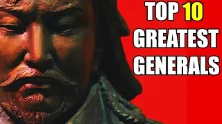 TOP 10 GREATEST GENERALS IN HISTORY - Ancient to Pre-Modern