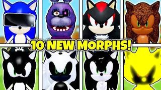 Find The Sonic Morphs [60] - How to get ALL 10 NEW SONIC MORPHS! (ROBLOX)