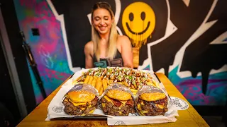 Beat The Record, Win £100 | The Chuck Norris Smash Burger Platter Challenge