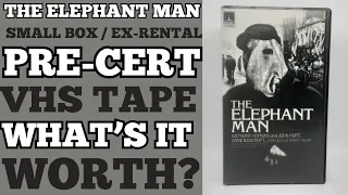 My VHS Collection - The Elephant Man ( VHS ) Small Box / Ex-Rental / Pre-Cert (1980) - Unboxing