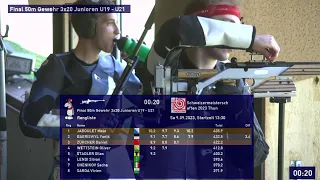 Schweizermeisterschaften 2023 - Final Gewehr 50m 3x20 Junioren U21