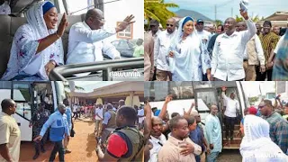 Bawumia ARRIVES At North Dayi In The Volta Region As Massive Crowd Mob Him...