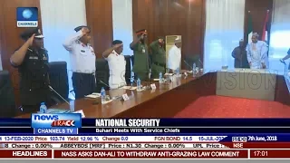 Buhari Meets Service Chiefs For The Third TIme in One Week