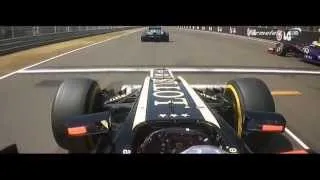 F1 2013 Hungarian GP Romain Grosjean Onboard Start [FOM] HD