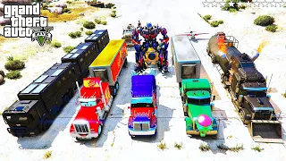 GTA 5 - Stealing FAMOUS MOVIE TRUCK With Franklin | (Real Life Cars #172)