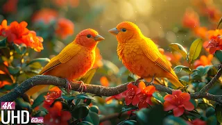 Relaxing Bird Sounds 4K I Birds Singing Heal Stress, Anxiety And Depression, Heal The Mind ☘️