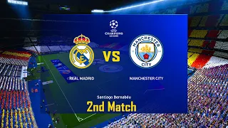 Real Madrid vs Manchester City -  2nd leg Semi Final 2022 UEFA Champions League UCL - eFootball PES