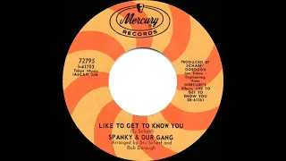 1968 HITS ARCHIVE: Like To Get To Know You - Spanky & Our Gang (mono 45)