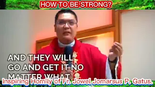 #Rdj_jarito#Inspiring Homily of Fr. Jowel Jomarsus Gatus.#TheWordOfwisdom#LetUsPray