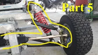 How to make a Go Kart  at home - Part 5 - Custom steering