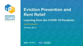 HEC Series: Eviction Prevention & Rent Relief: Learning From the COVID-19 Pandemic