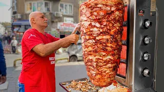 This old master makes the most delicious Shawarma of Turkey! Turkey's legendary street food.