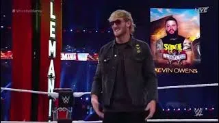 Kevin Owens Destroys Logan Paul at Wrestlemania 37