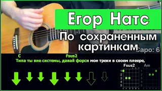 Егор Натс - По сохраненным картинкам  Разбор песни на гитаре  Табы, аккорды и бой