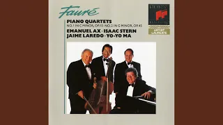 Piano Quartet No. 2 in G Minor, Op. 45: I. Allegro molto moderato