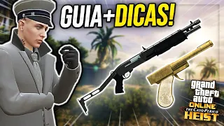 GUIA: COMO PEGAR A PISTOLA PERICO E A ESCOPETA AUTOMÁTICA!!! (GTA Online - The Cayo Perico DLC)