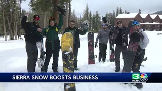 Spring snow boosting business this weekend in Truckee