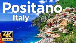 Positano, Italy Walking Tour (4k Ultra HD 60fps) - With Captions