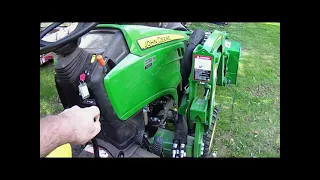 39- John Deere 1025R Problem with front end loader