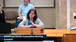 2018-05-15   Minnehaha County Commission Meeting   May 15th, 2018-1