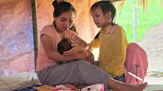 Daily life of a 27-year-old single mother after giving birth, expanding the kitchen.