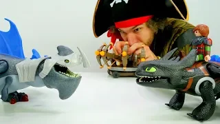 Игры для мальчиков – Иккинг и Пират Кейк - Как приручить дракона.