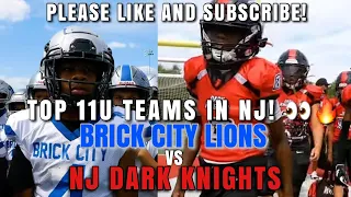 THE TWO BEST 11U TEAMS IN NEW JERSEY GO AT IT! 👀🔥 NJ Dark Knights Vs Brick City Lions (11U)