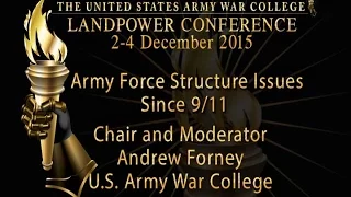 Landpower Conference 2 - 4 Dec, Carlisle Barracks