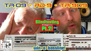 Analog Blindtasting Pt.2 - TR-09 vs Behringer RD-9 vs TR-909! Plus a Pirate!