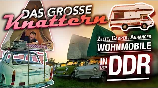 Zelten mit Trabi, Camper,Wohnmobile und Anhänger – Camping in der DDR